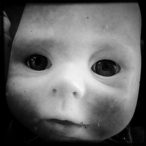 creepy doll