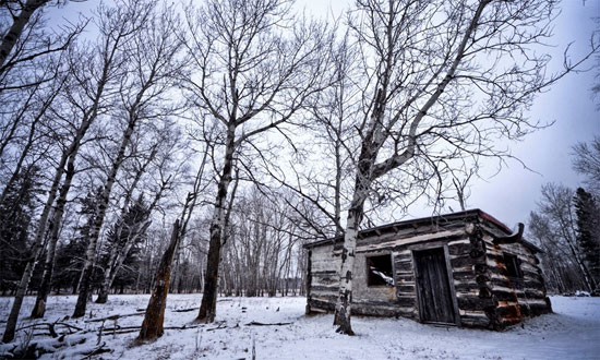 winter shack
