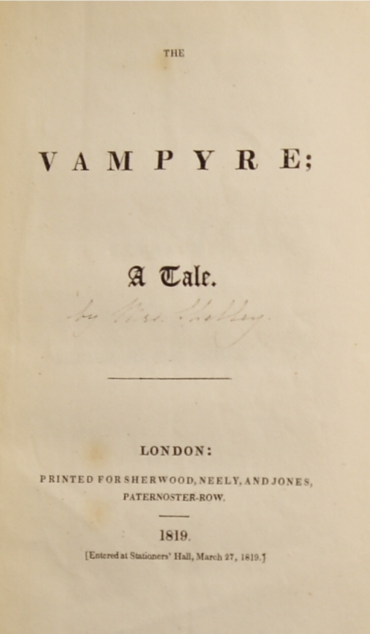 the vampyre 1819